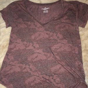 Red camo T-shirt from American Eagle!